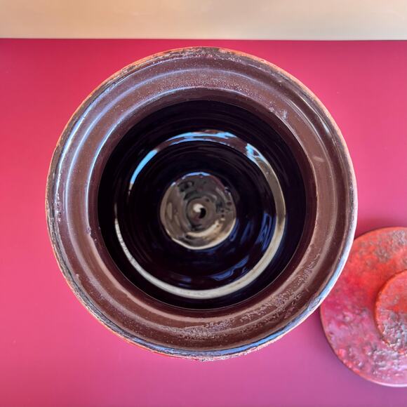 Bitossi by Aldo Londi for Rosenthal Netter Pagoda Shaped Lidded Jar, Italy 1960s - Picture 6 of 9